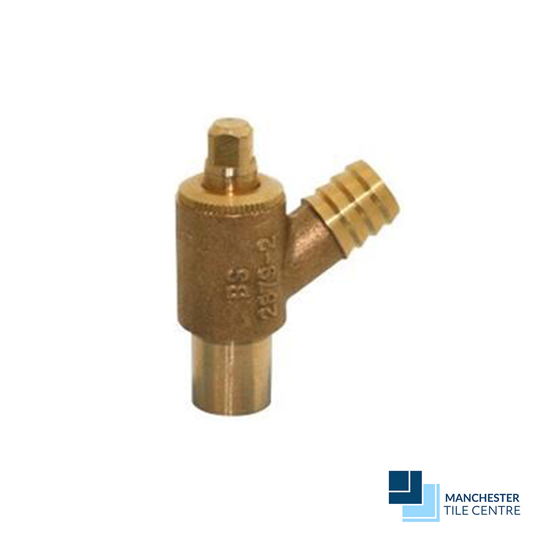 15mm Drain Off Cock - Plumbing Supplies by Manchester Tile Centre