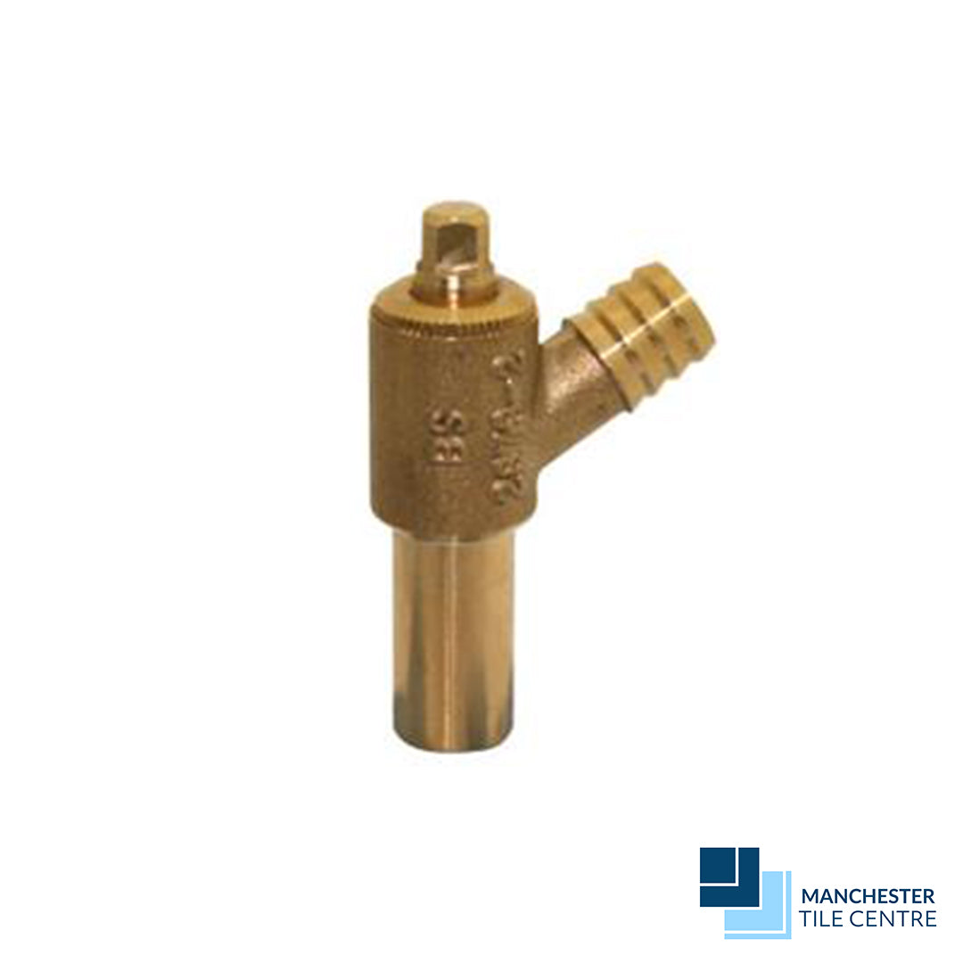 15mm Drain Off Cock - Plumbing Supplies by Manchester Tile Centre