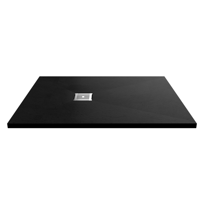 Black Slate Slimline Shower Tray