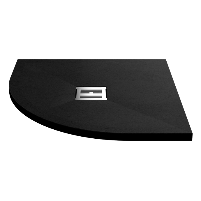 Black Slate Slimline Shower Tray