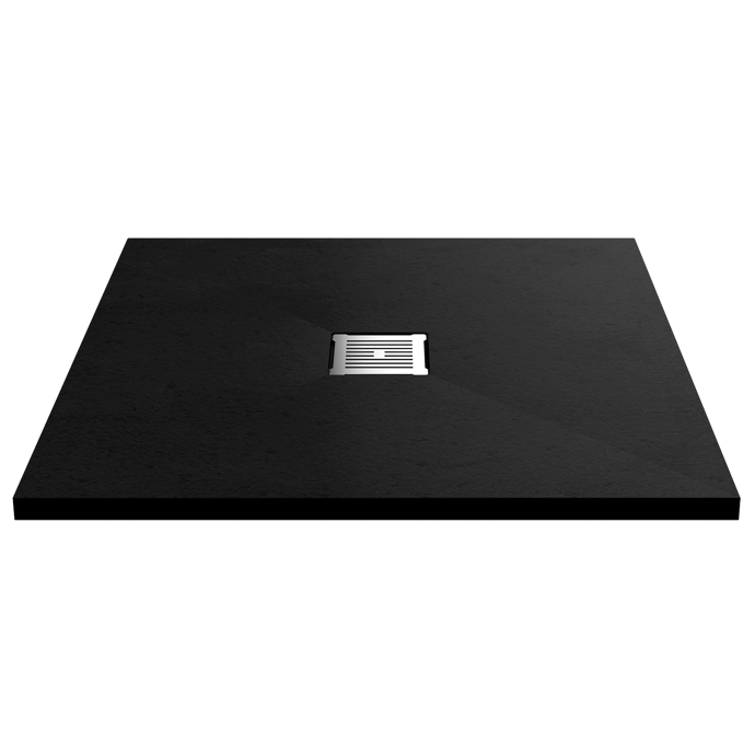 Black Slate Slimline Shower Tray