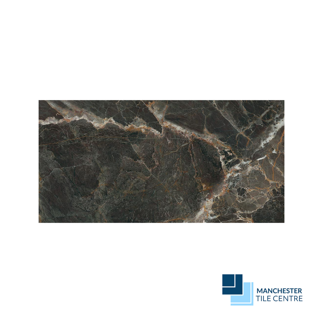 Cervino Lux Black 30x60 Wall and Floor Tiles by Manchester Tile Centre