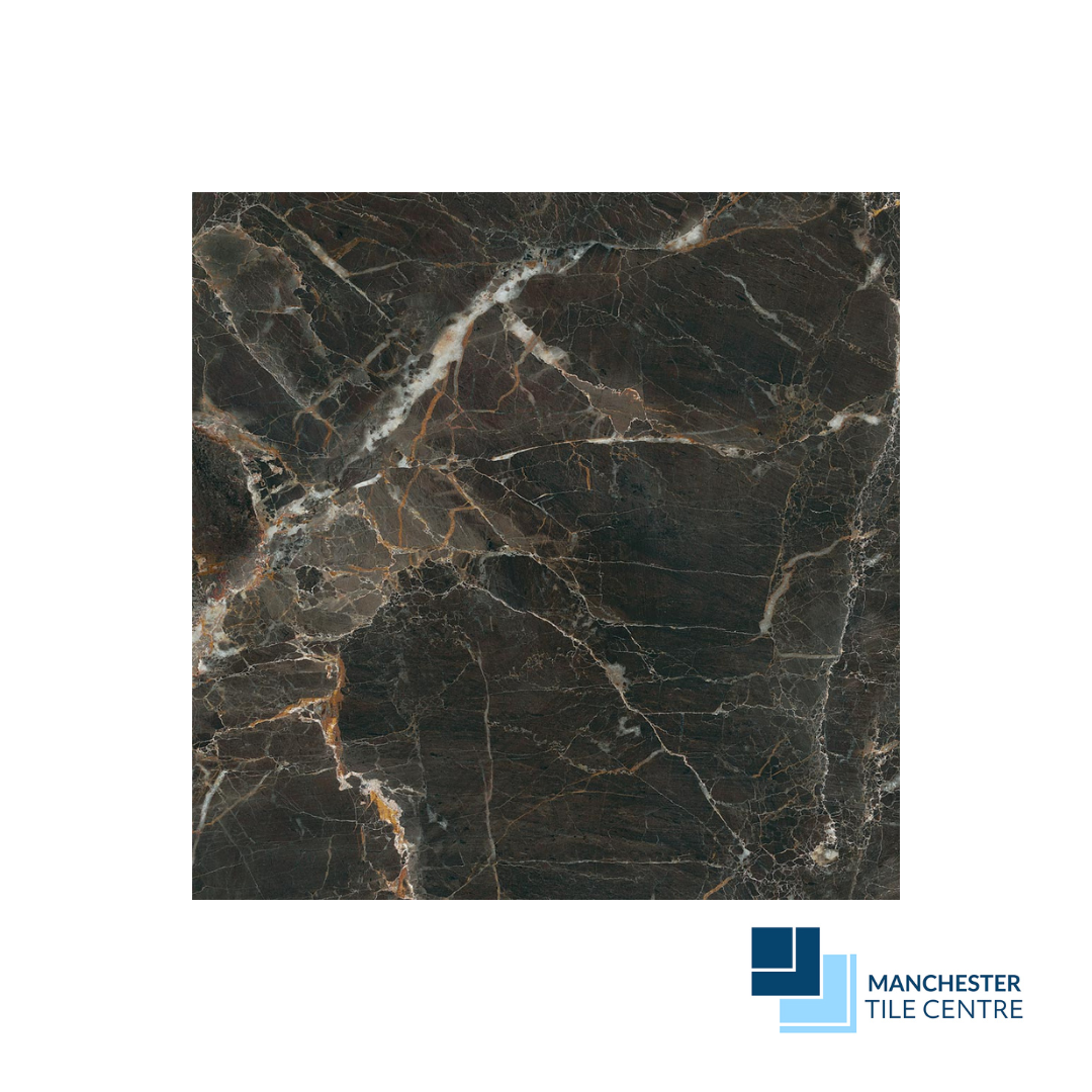 Cervino Lux Black 60x60 Wall and Floor Tiles by Manchester Tile Centre