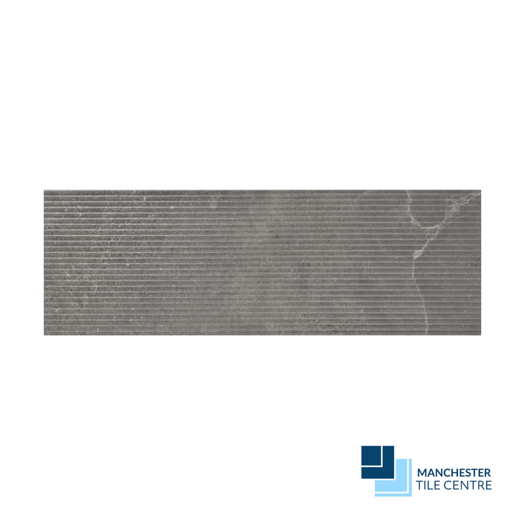 Dome Anthracite Decor Tile Range by Manchester Tile Centre