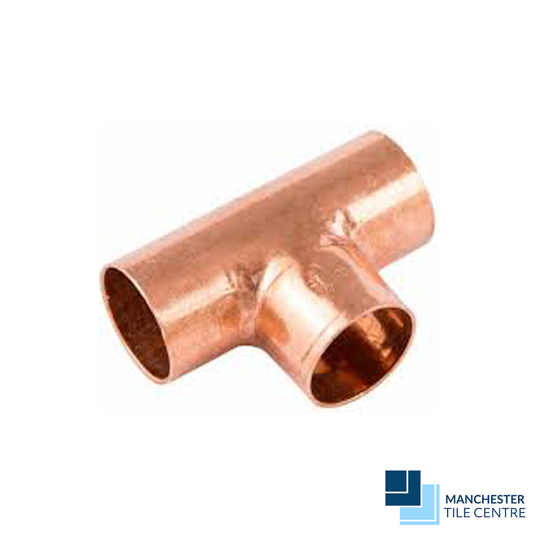 Equal Tee End Feed - Plumbing Supplies by Manchester Tile Centre
