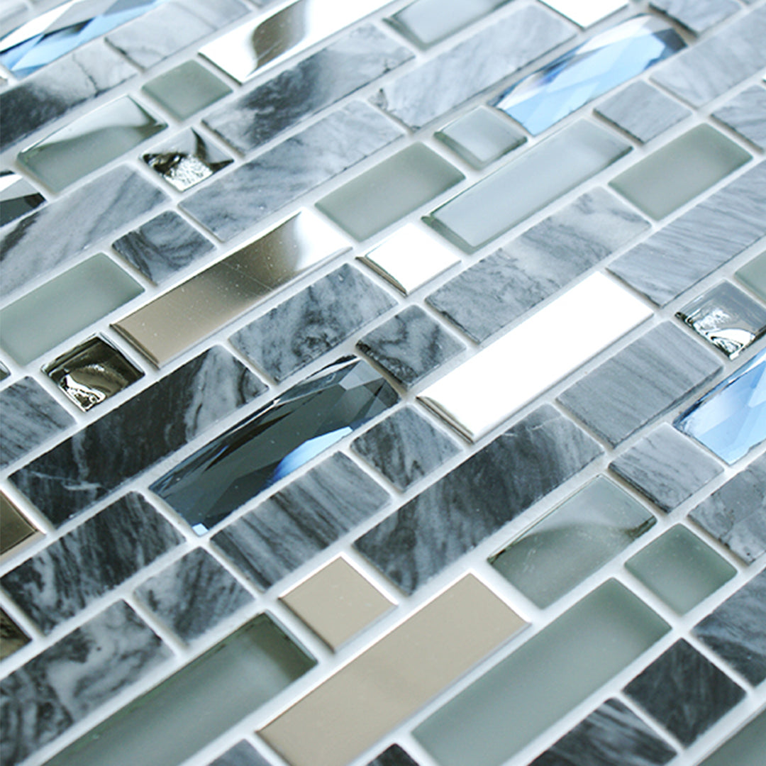 Gemstone Quartz - Mosaic by Manchester Tile Centre