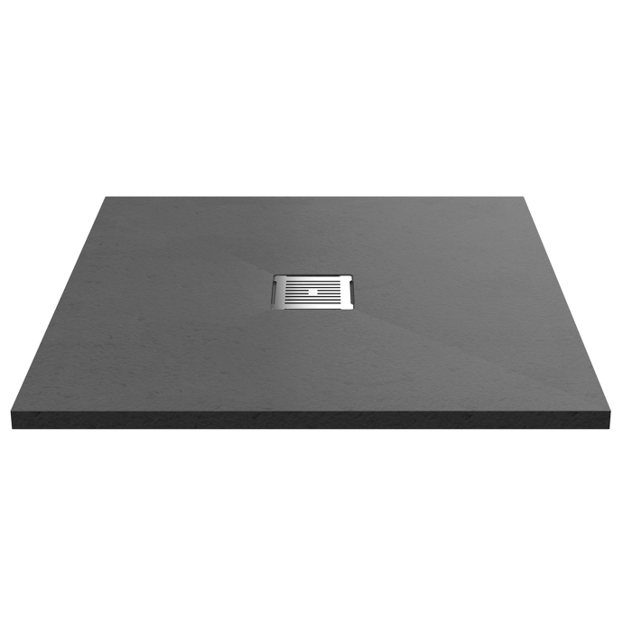 Grey Slate Slimline Shower Tray