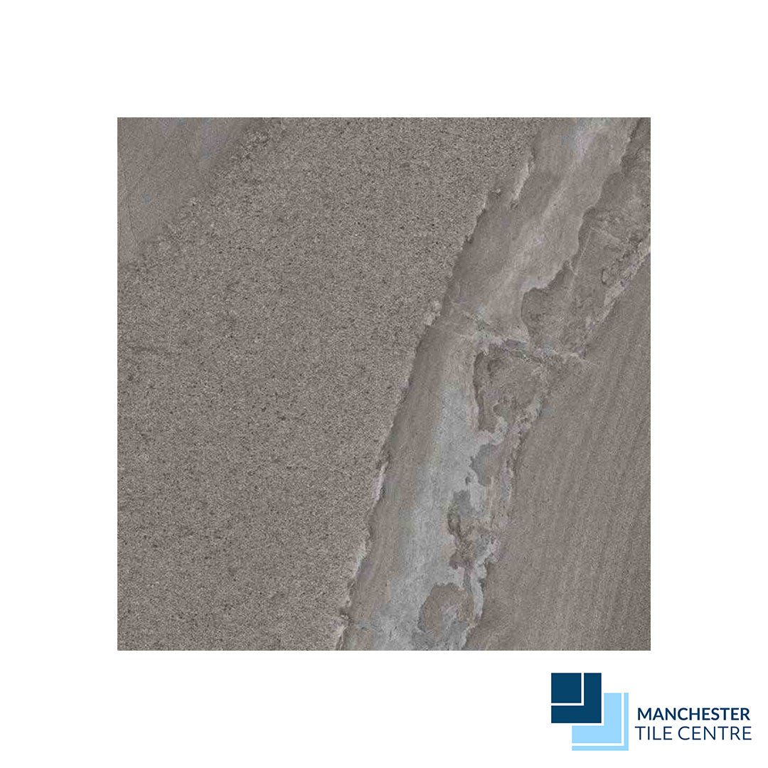 Infinity Dark Grey Wall and Floor Tiles by Manchester Tile Centre