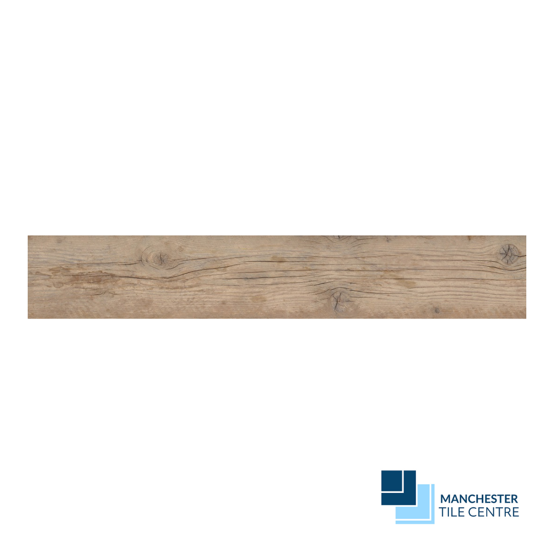 Kauri Tobacco Wood Effect Tiles by Manchester Tile Centre