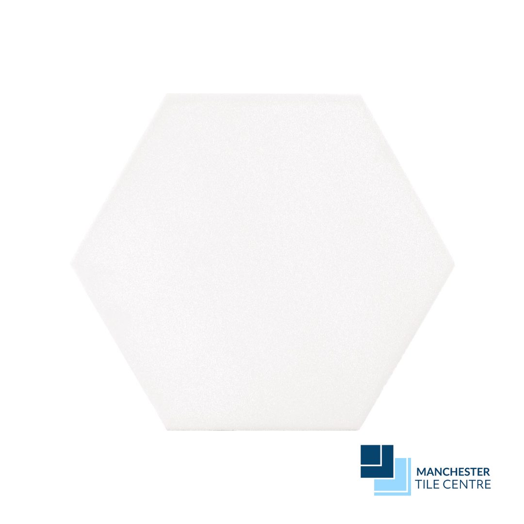 Mayfair Blanco Hex Tile Range by Manchester Tile Centre