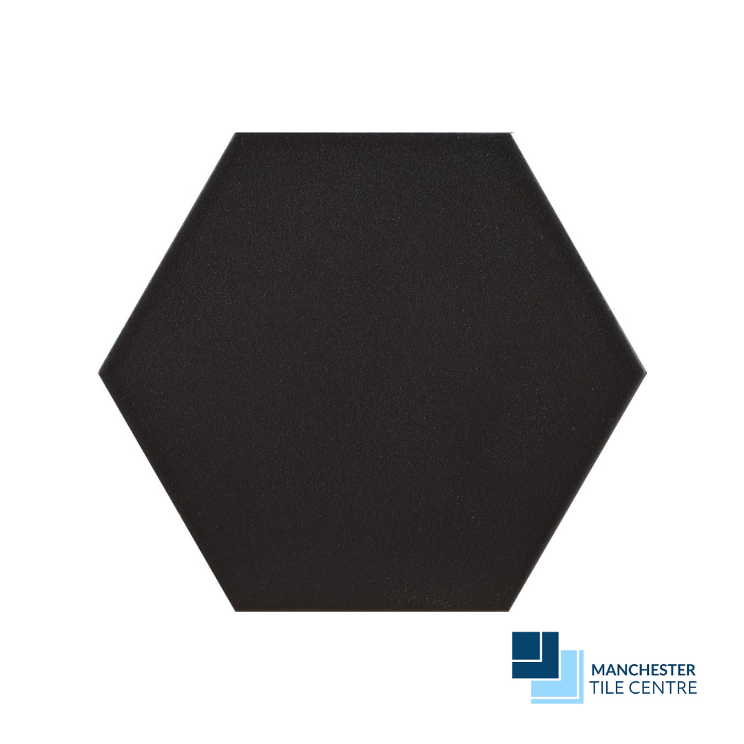 Mayfair Negro Hex Tile Range by Manchester Tile Centre