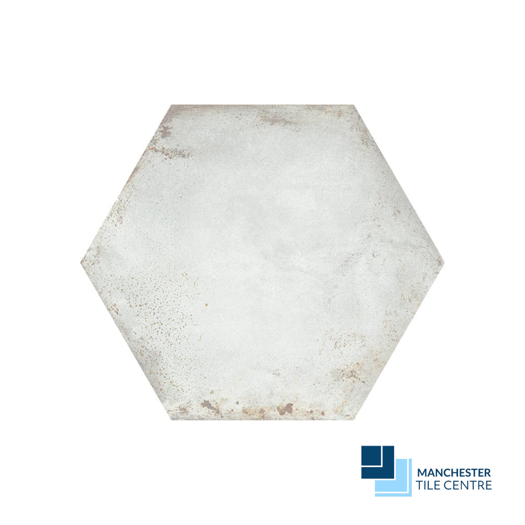 San Francisco White Hex Tile Range by Manchester Tile Centre