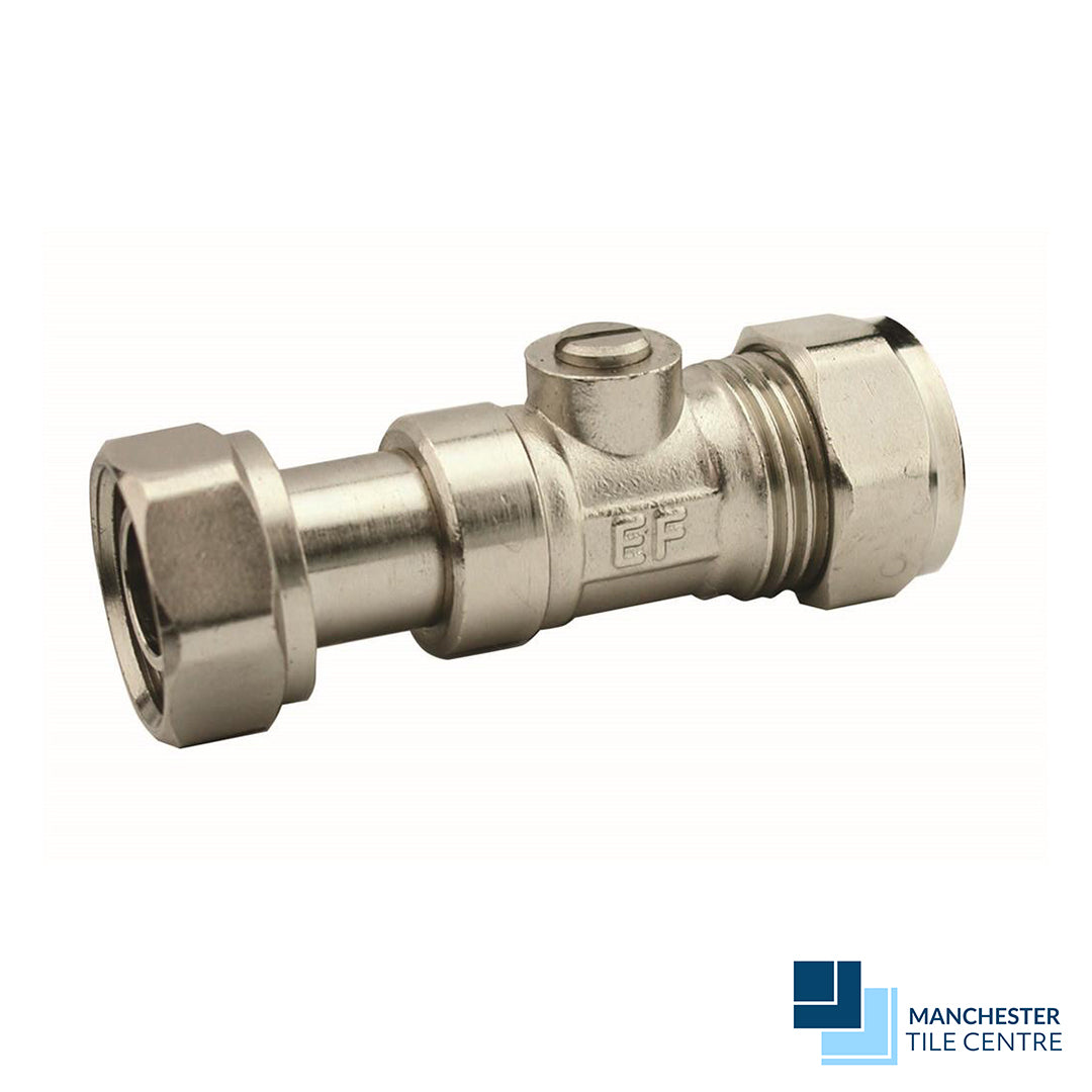 Chrome Service Valves Plumbing Supplies by Manchester Tile Centre