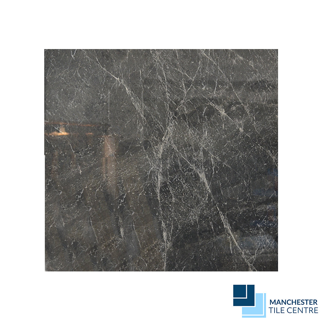 Stonela Anthracite Wall and Floor Tiles by Manchester Tile Centre