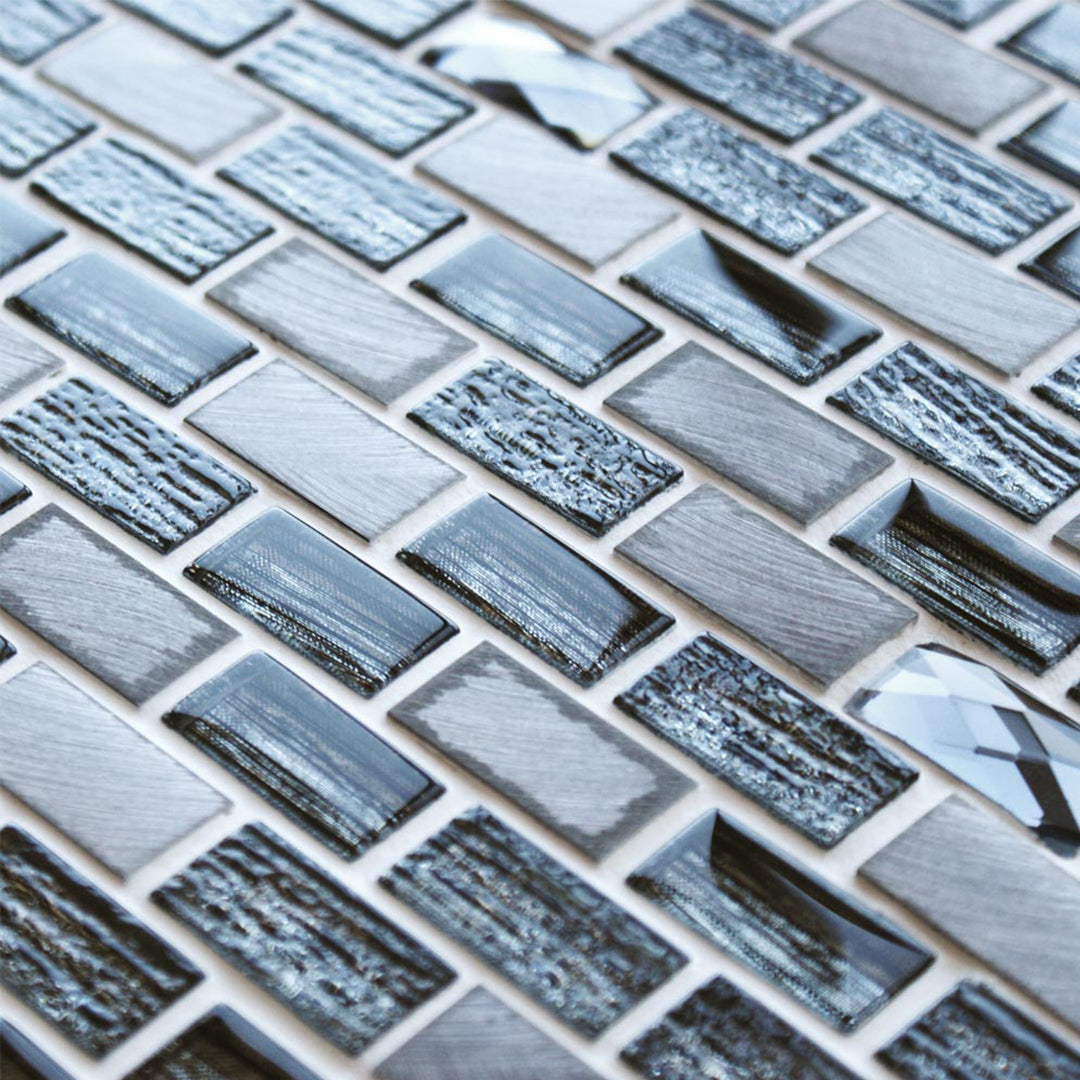 Tiffany Grey Mosaics by Manchester Tile Centre
