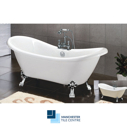 Victoria Double Ended Slipper Bath by Manchester Tile Centre