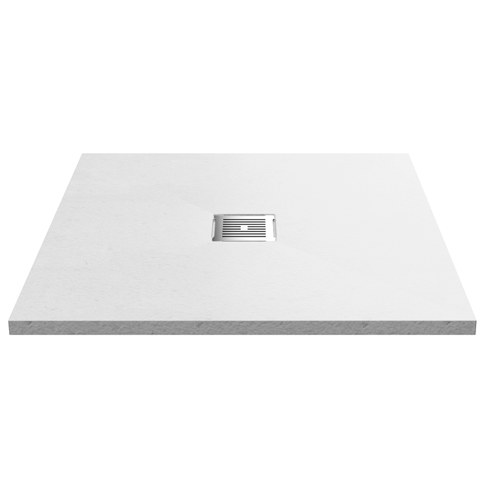 White Slate Slimline Shower Tray