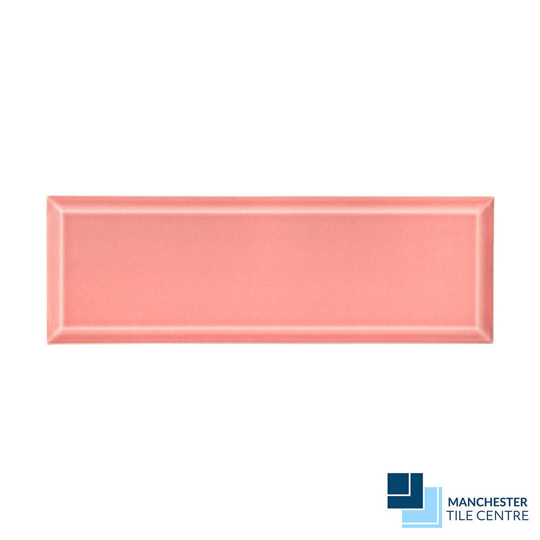 Bevelled Biselado Pink Wall Tiles by Manchester Tile Centre