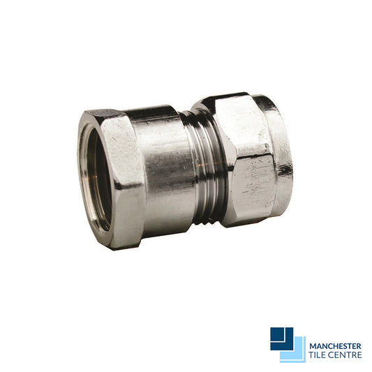 Chrome Straight Adaptor CxFi Plumbing Supplies by Manchester Tile Centre