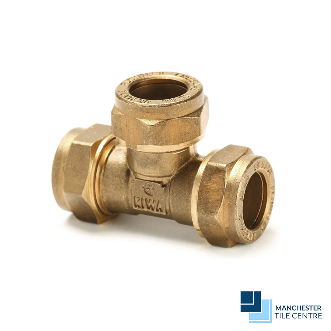 Compression Fitting Equal Tee - Plumbing Supplies by Manchester Tile Centre