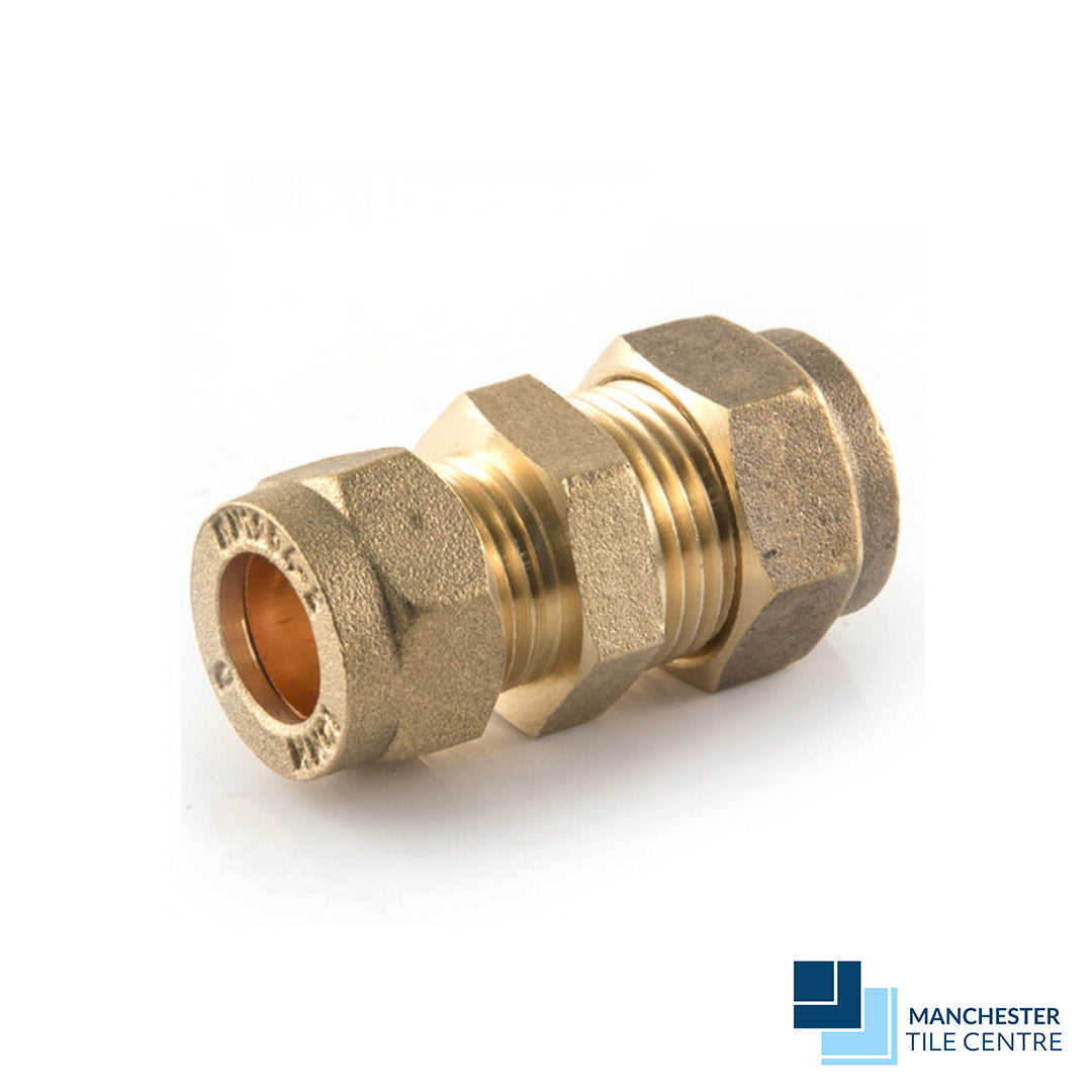 Compression Fitting Straight Coupling - Plumbing Supplies by Manchester Tile Centre