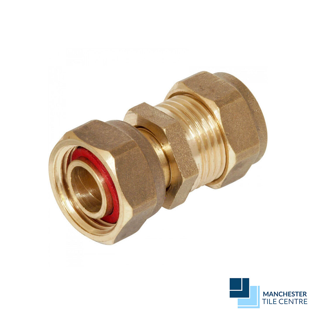 Compression Fitting Straight Tap Connector - Plumbing Supplies by Manchester Tile Centre
