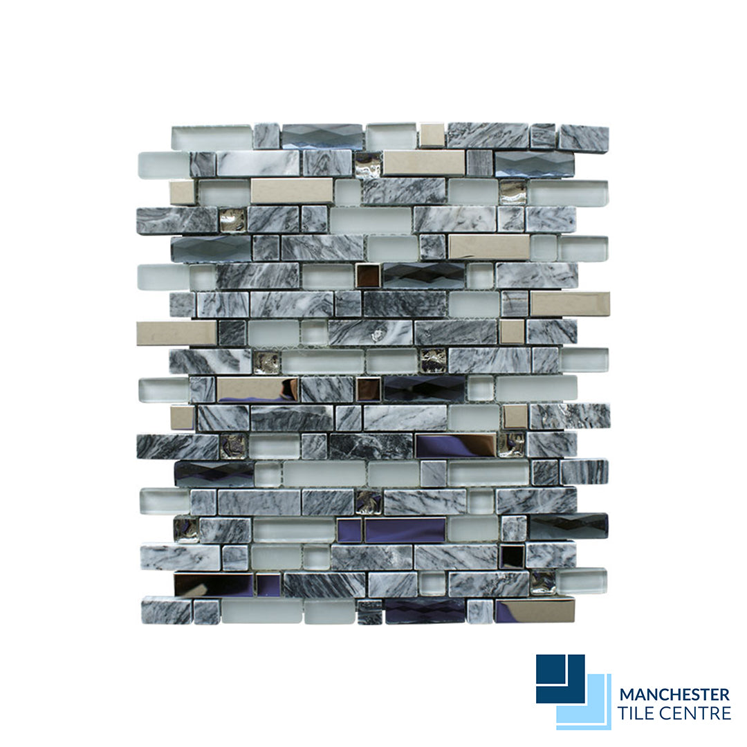 Gemstone Quartz - Mosaic by Manchester Tile Centre