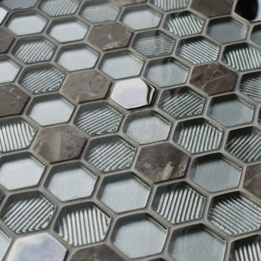 Honeycomb Mosaic by Manchester Tile Centre