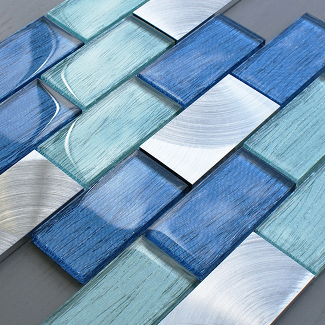 Portland Glass Mosaics by Manchester Tile Centre