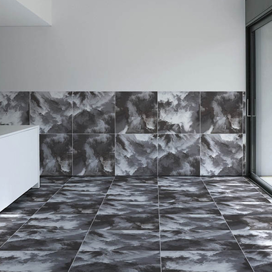 Storm Black Wall and Floor Tile Range by Manchester Tile Centre