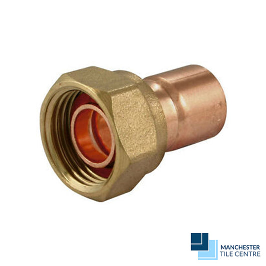 Straight Tap Connector End Feed - Plumbing Supplies by Manchester Tile Centre