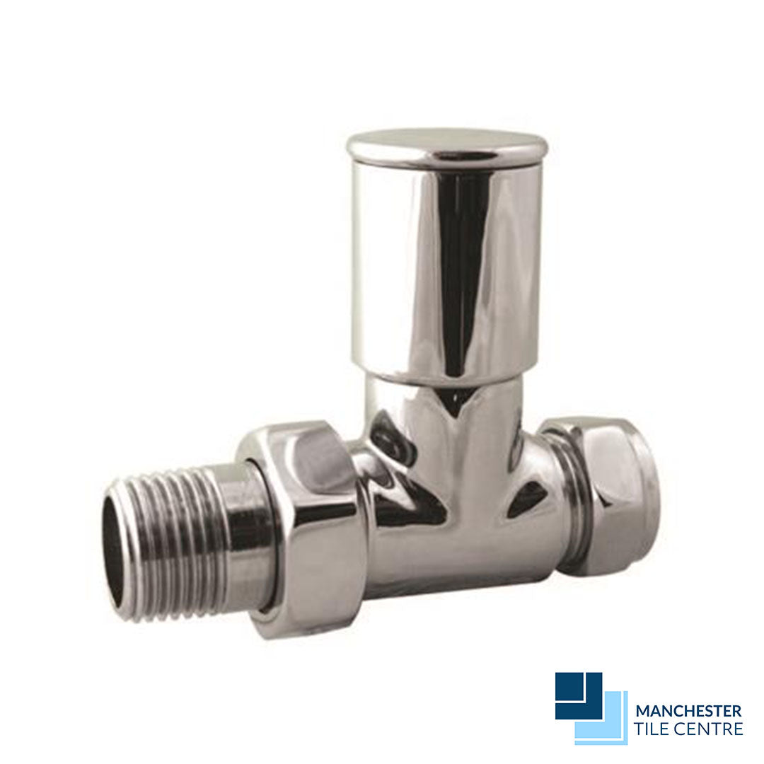 Straight Towel Warmer Valve - Plumbing Supplies by Manchester Tile Centre